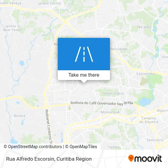 Rua Alfredo Escorsin map