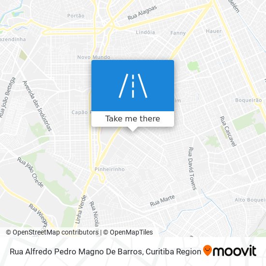 Rua Alfredo Pedro Magno De Barros map