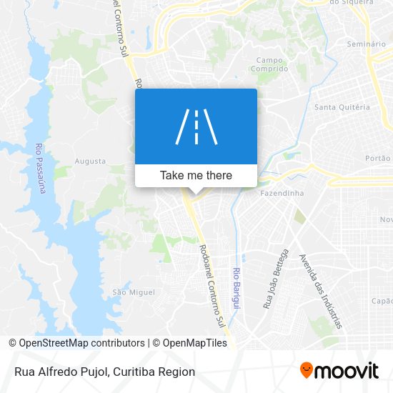 Rua Alfredo Pujol map