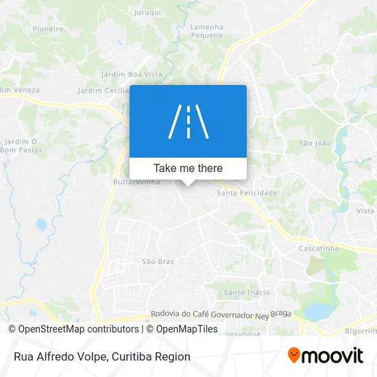 Rua Alfredo Volpe map