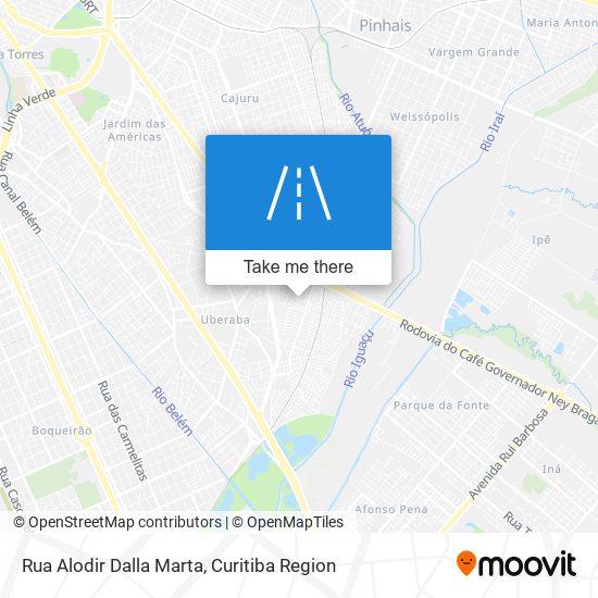 Rua Alodir Dalla Marta map