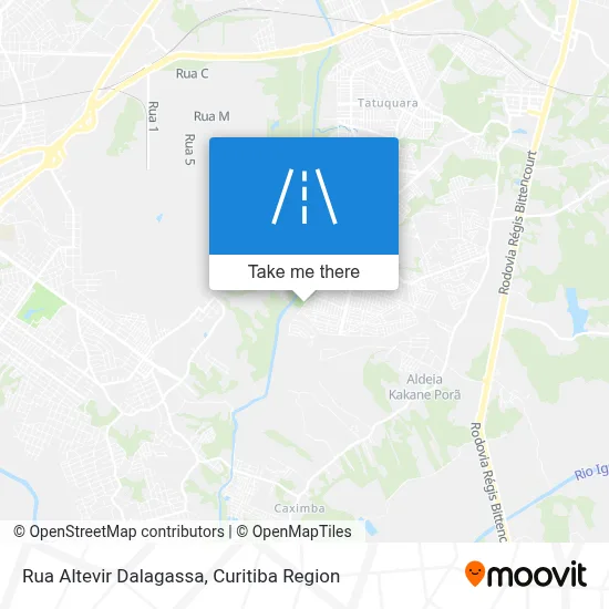 Rua Altevir Dalagassa map