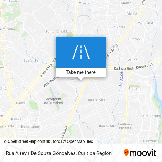 Mapa Rua Altevir De Souza Gonçalves