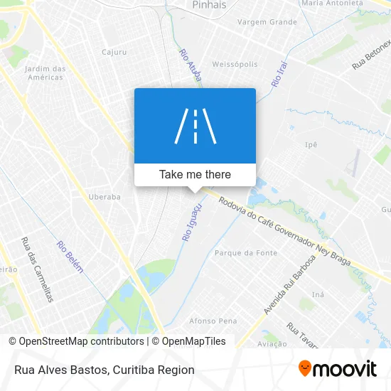 Rua Alves Bastos map