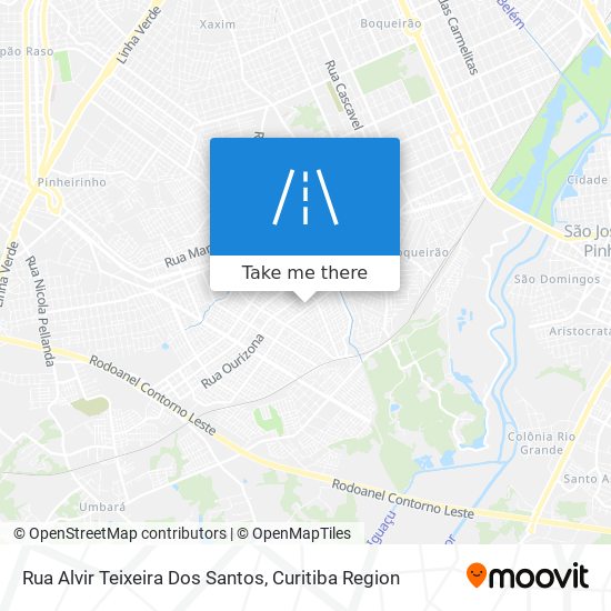 Rua Alvir Teixeira Dos Santos map