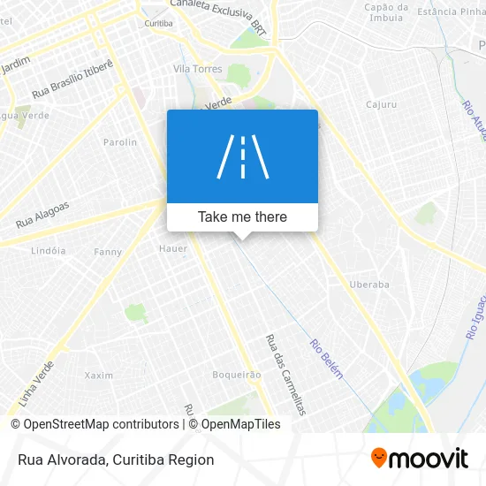 Rua Alvorada map