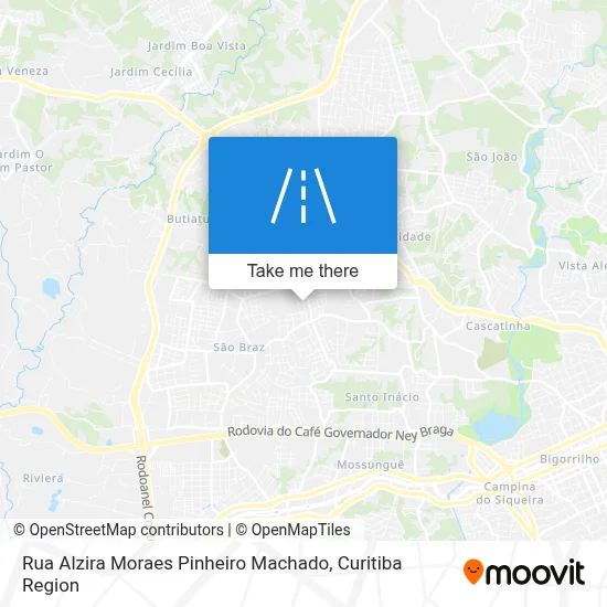 Rua Alzira Moraes Pinheiro Machado map