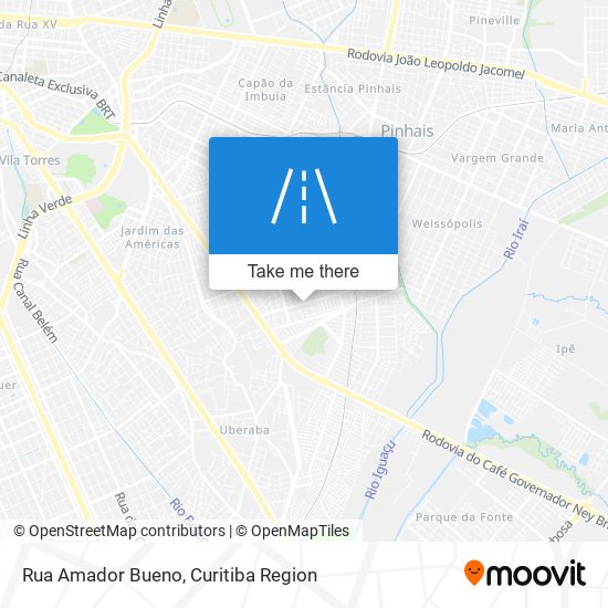 Rua Amador Bueno map