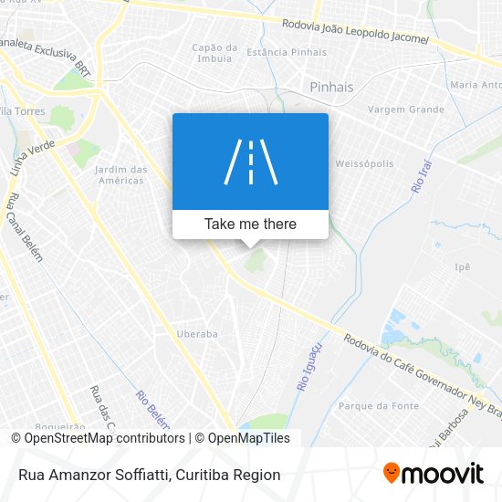 Rua Amanzor Soffiatti map