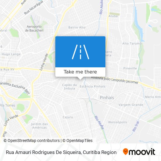 Rua Amauri Rodrigues De Siqueira map