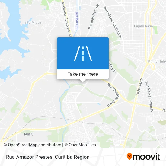 Rua Amazor Prestes map