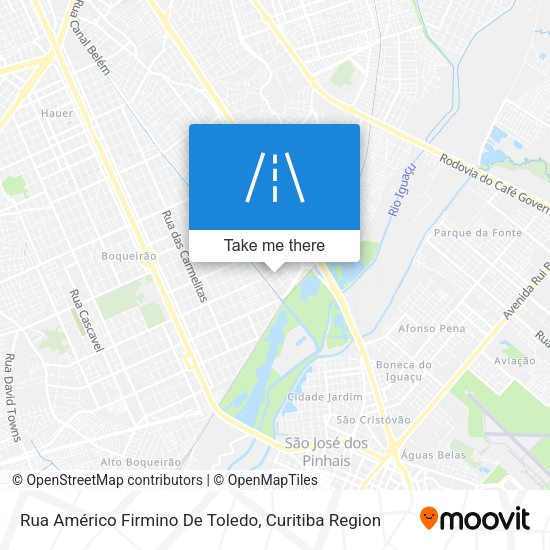 Rua Américo Firmino De Toledo map