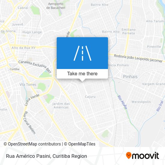 Rua Américo Pasini map