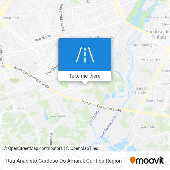 Rua Anacleto Cardoso Do Amaral map