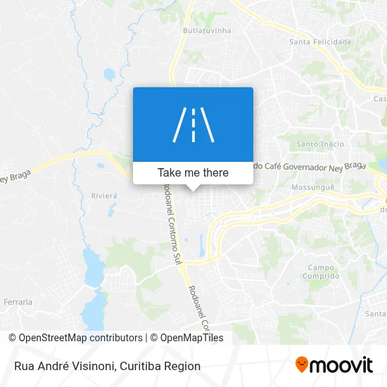 Rua André Visinoni map