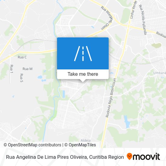 Rua Angelina De Lima Pires Oliveira map