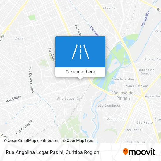 Rua Angelina Legat Pasini map