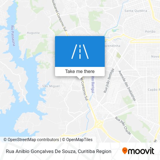 Rua Anibio Gonçalves De Souza map