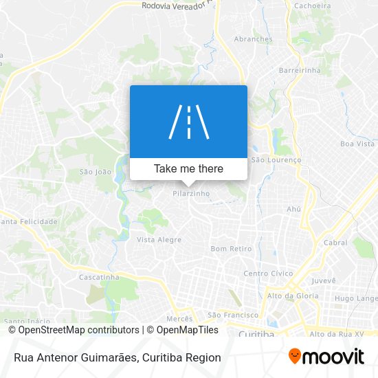 Rua Antenor Guimarães map