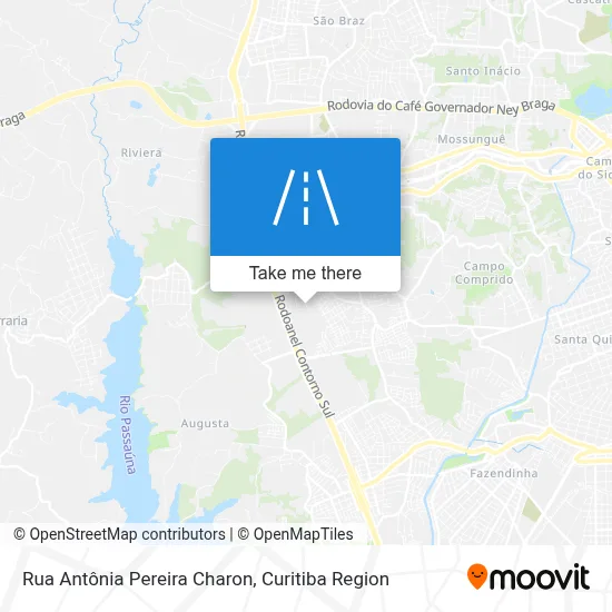 Rua Antônia Pereira Charon map