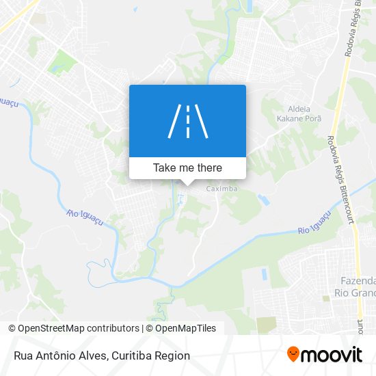 Rua Antônio Alves map