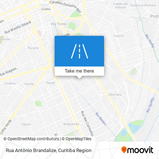 Mapa Rua Antônio Brandalize