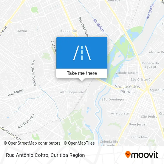 Rua Antônio Coltro map