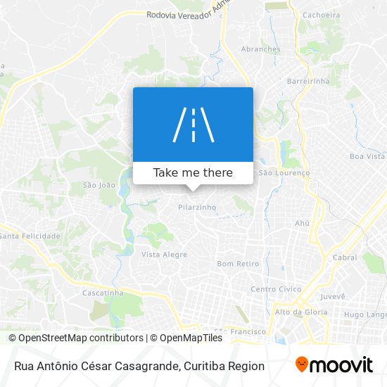 Rua Antônio César Casagrande map