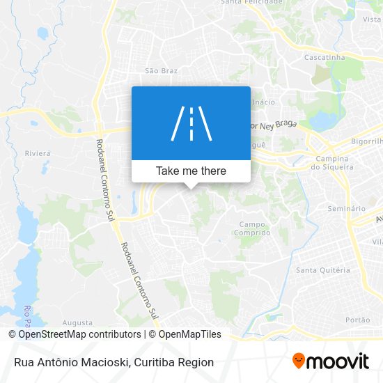 Rua Antônio Macioski map