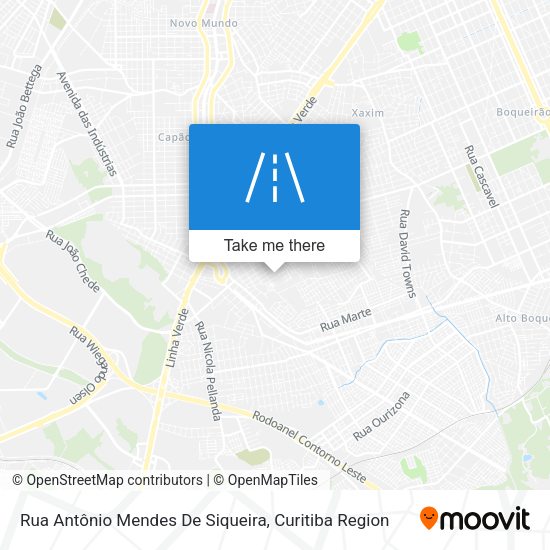 Rua Antônio Mendes De Siqueira map
