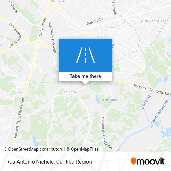 Rua Antônio Nichele map