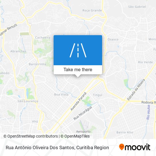 Rua Antônio Oliveira Dos Santos map