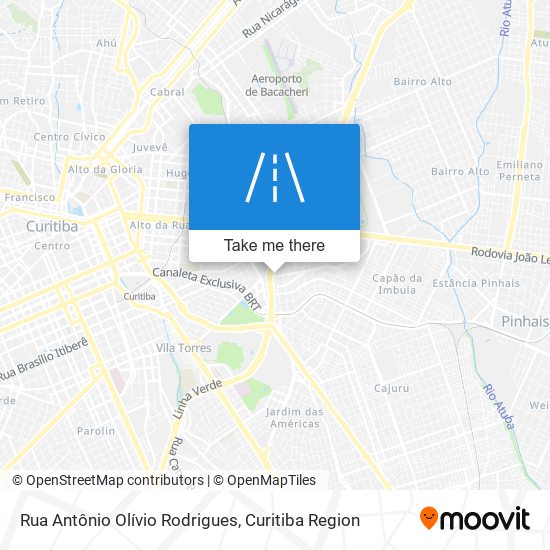 Rua Antônio Olívio Rodrigues map