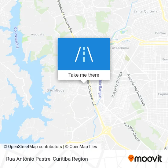 Rua Antônio Pastre map