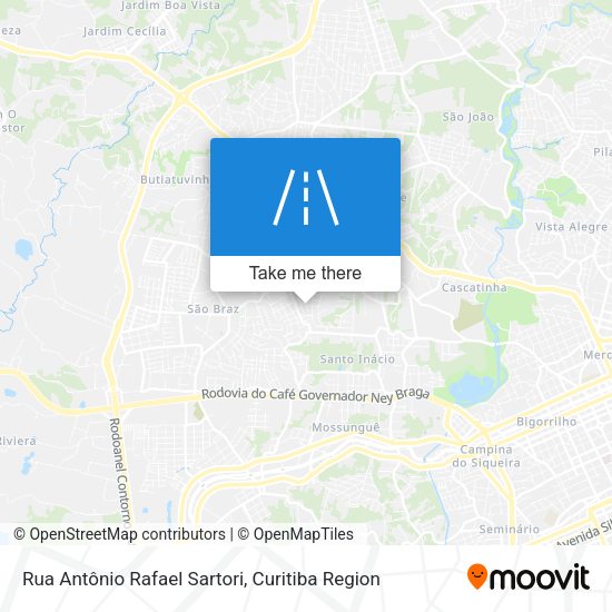 Rua Antônio Rafael Sartori map