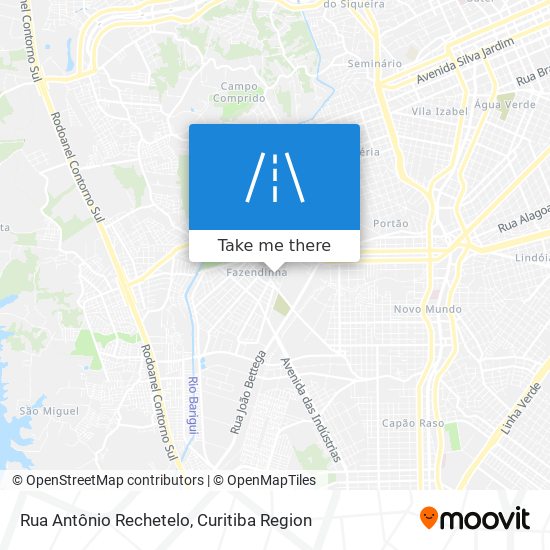 Rua Antônio Rechetelo map