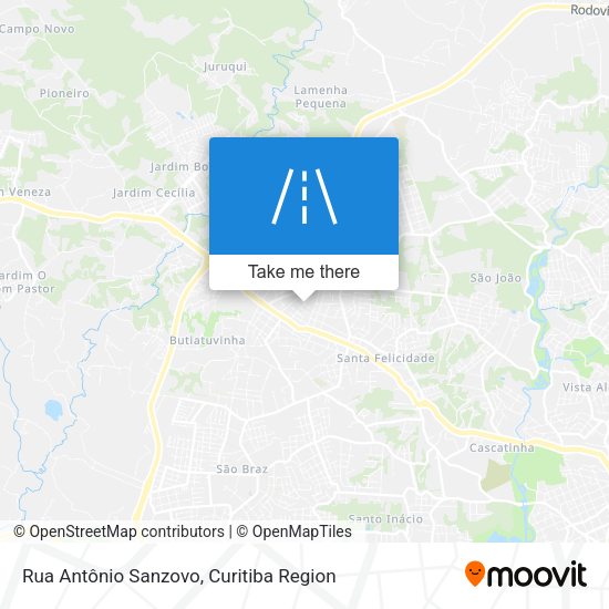 Rua Antônio Sanzovo map