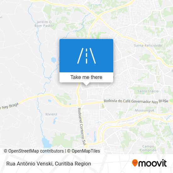 Rua Antônio Venski map