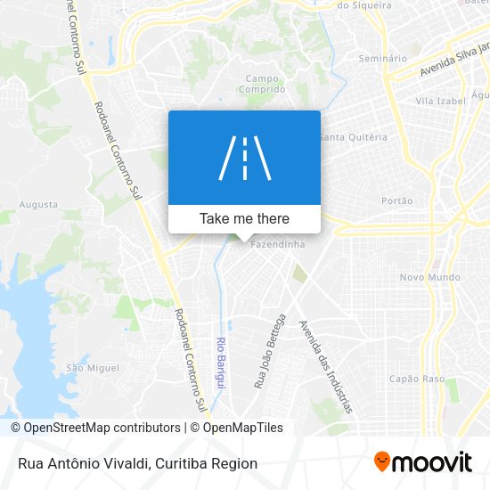 Rua Antônio Vivaldi map