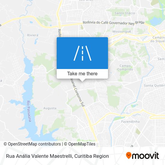 Rua Anália Valente Maestrelli map