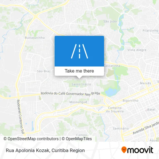 Rua Apolonia Kozak map