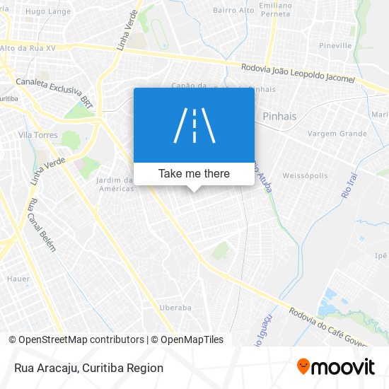 Rua Aracaju map