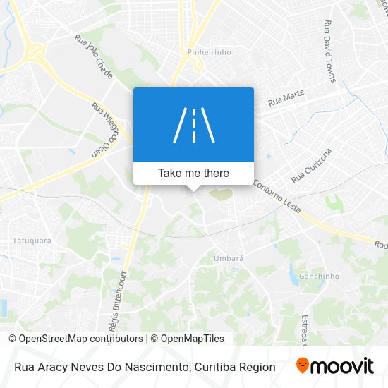 Rua Aracy Neves Do Nascimento map