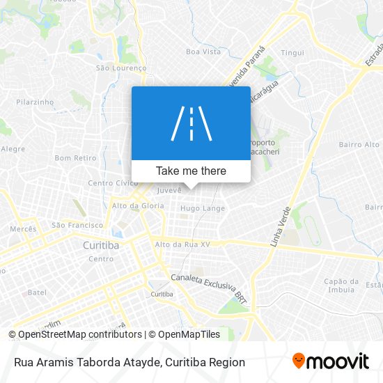 Rua Aramis Taborda Atayde map