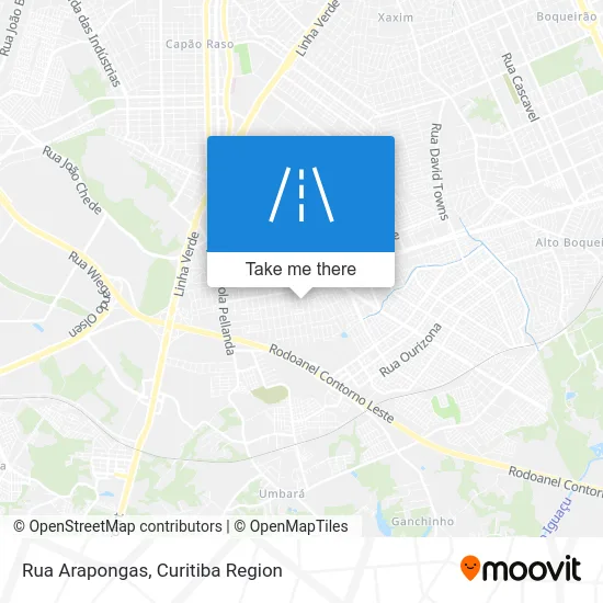 Rua Arapongas map
