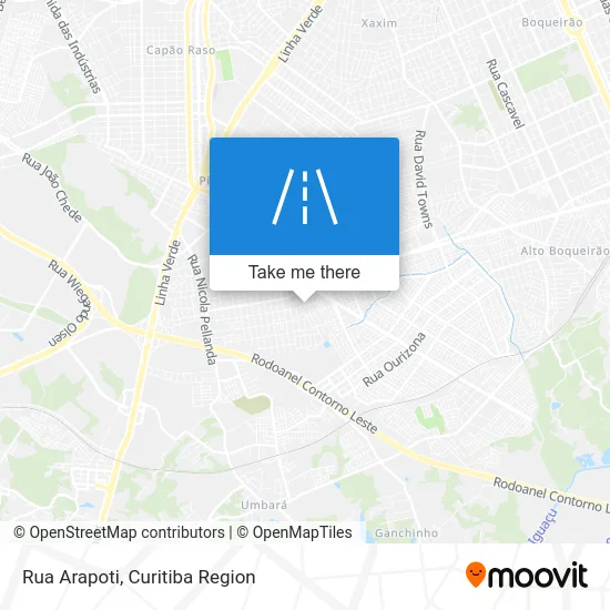 Rua Arapoti map
