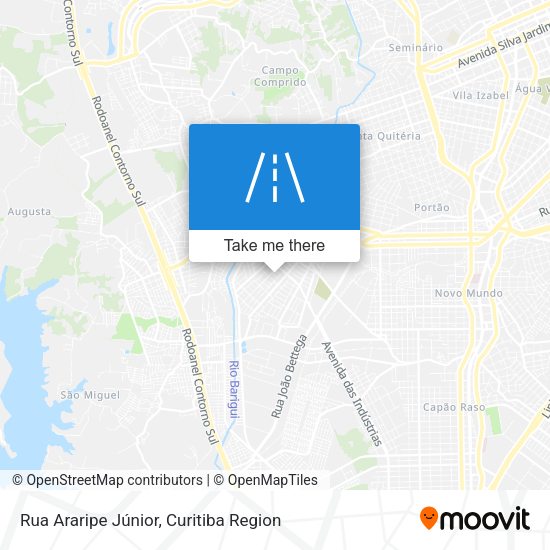 Rua Araripe Júnior map