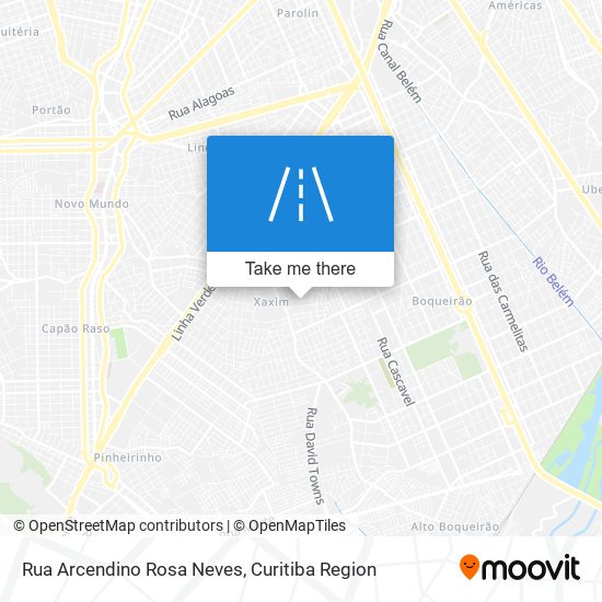 Rua Arcendino Rosa Neves map