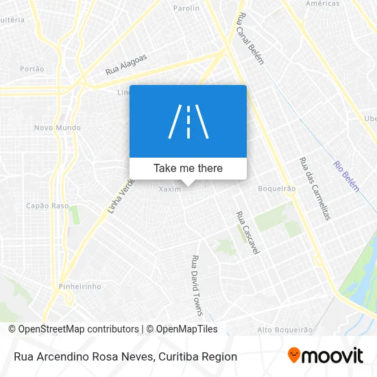 Rua Arcendino Rosa Neves map