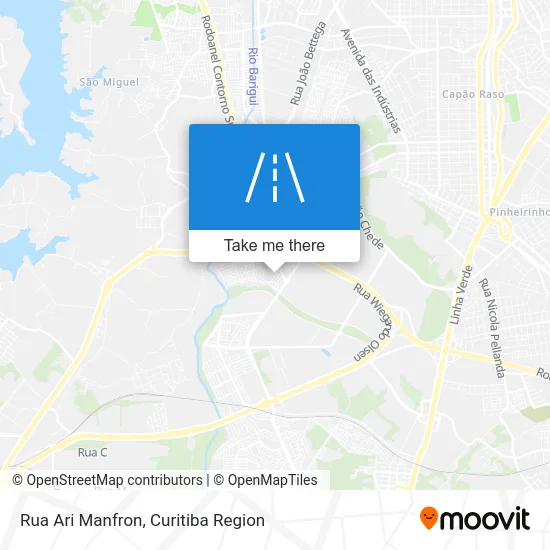 Rua Ari Manfron map